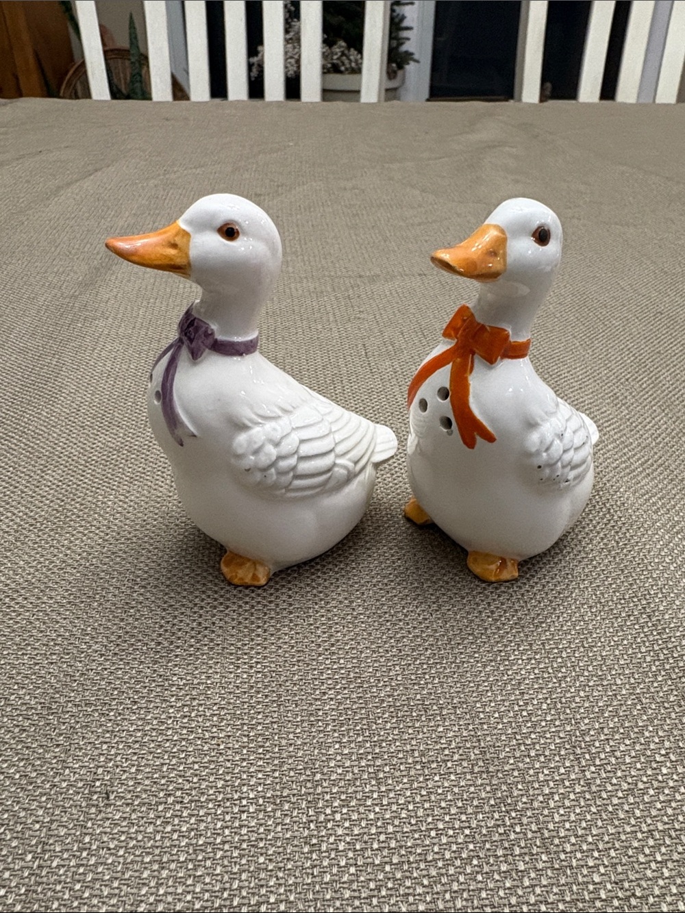Lefton duck salt and pepper shakers